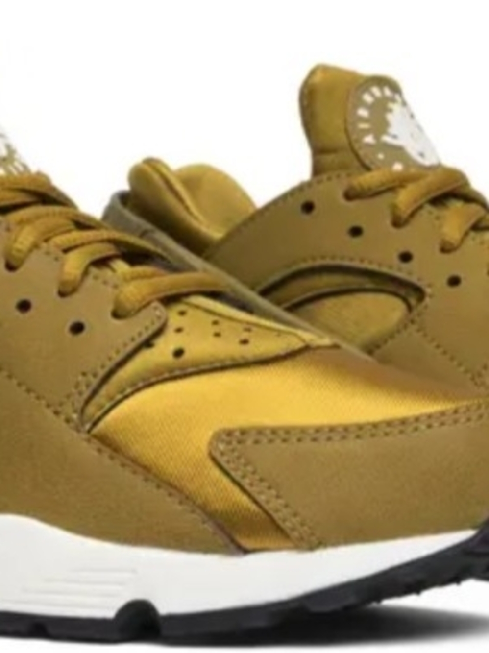 Nike Wmns Air Huarache Run 'Bronzine' Sneakers Size 8 Used Great